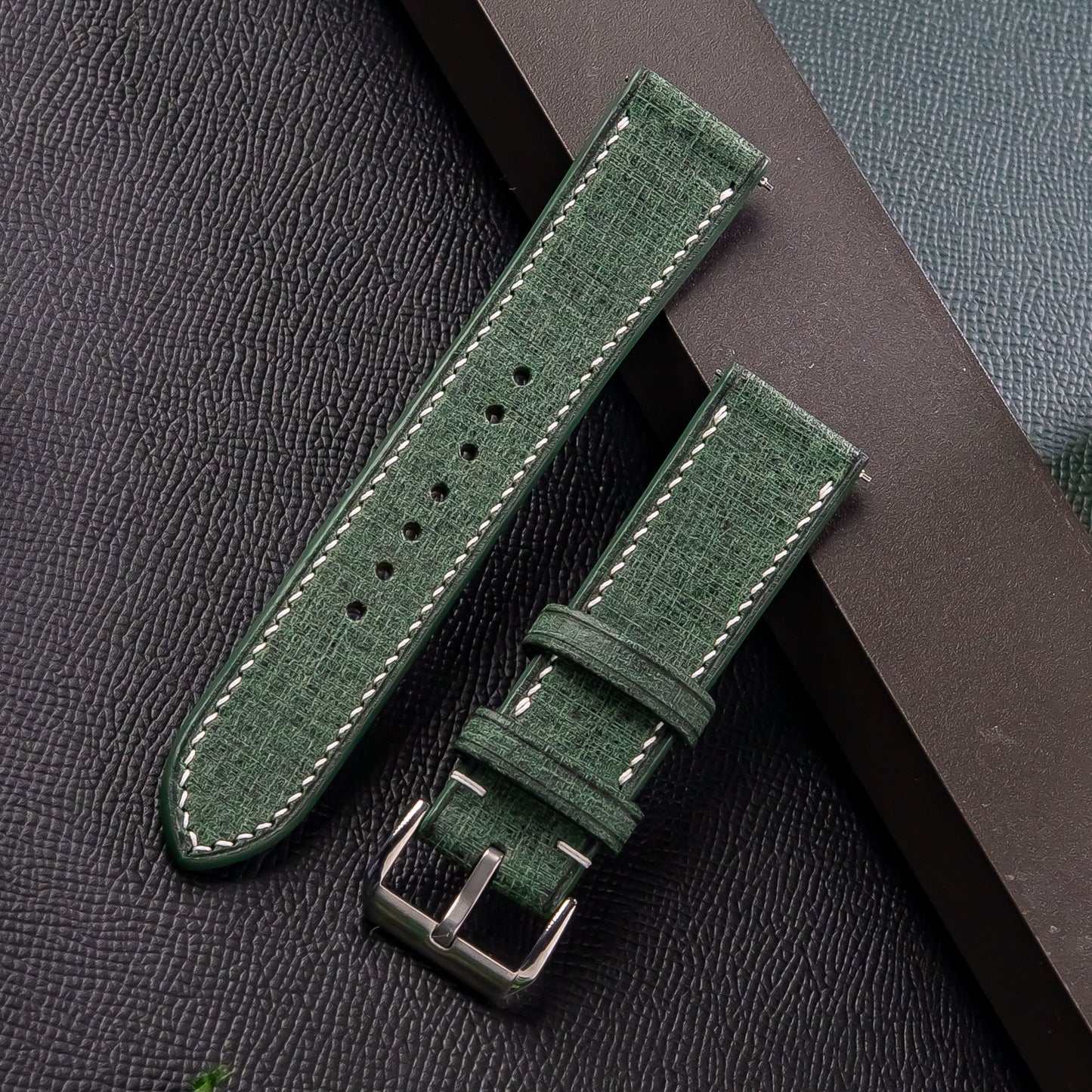 Babele Brown Leather Watch Strap: Italian Vegetable-Tanned Band