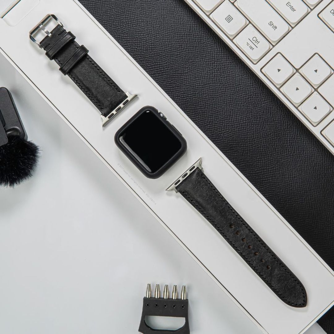 Leather Pueblo Watch Strap,Watch Band  Replacement Strap For Men's Apple Watch