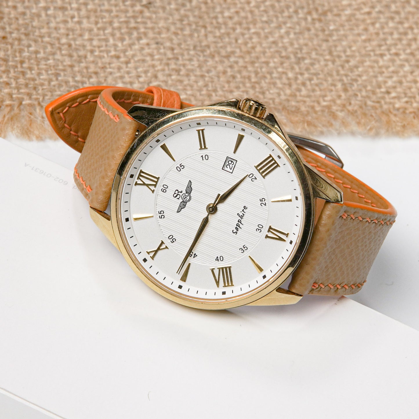 Epsom Leather Watch Strap: Handmade Custom Band