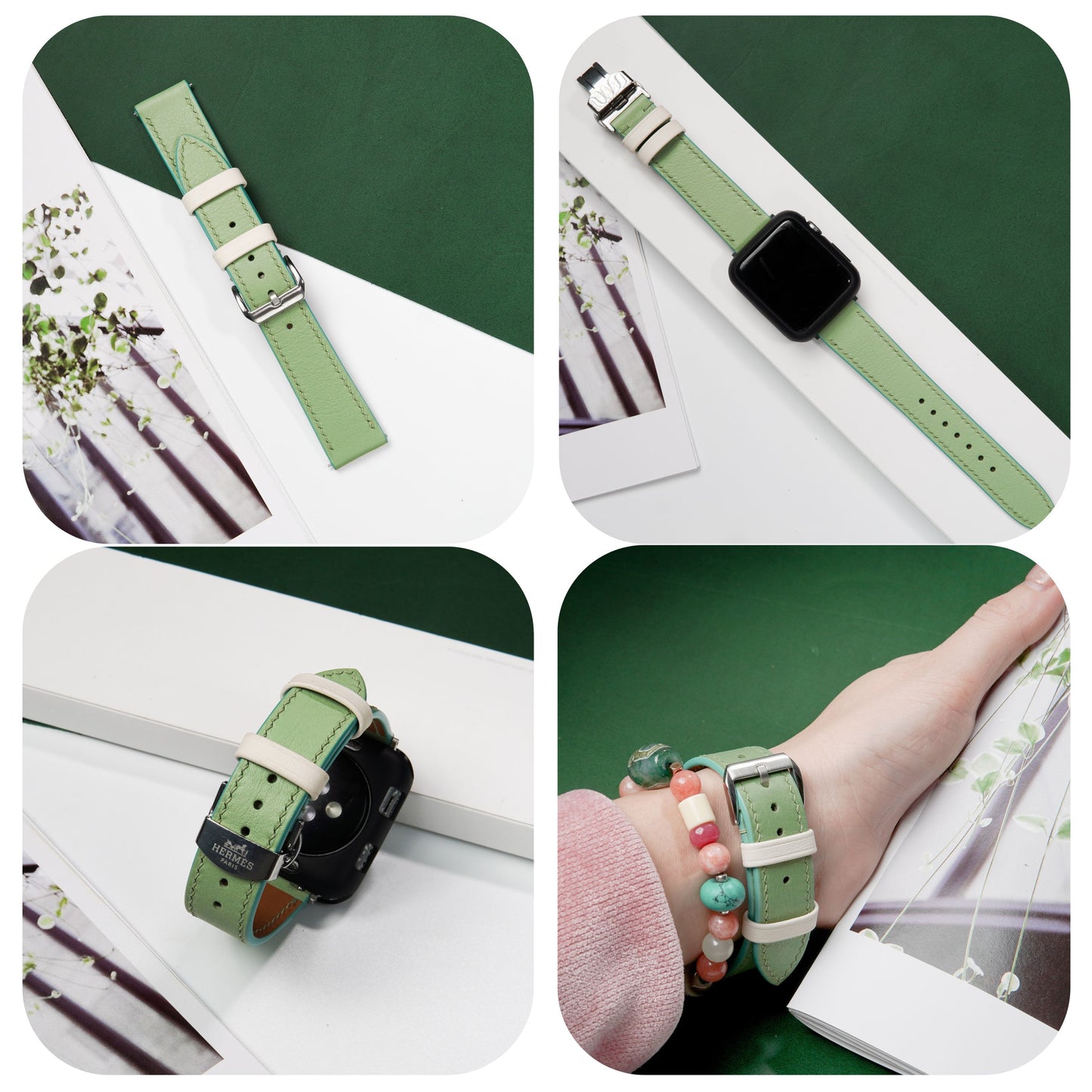 Handmade Leather watch strap : Swift Calfskin Strap