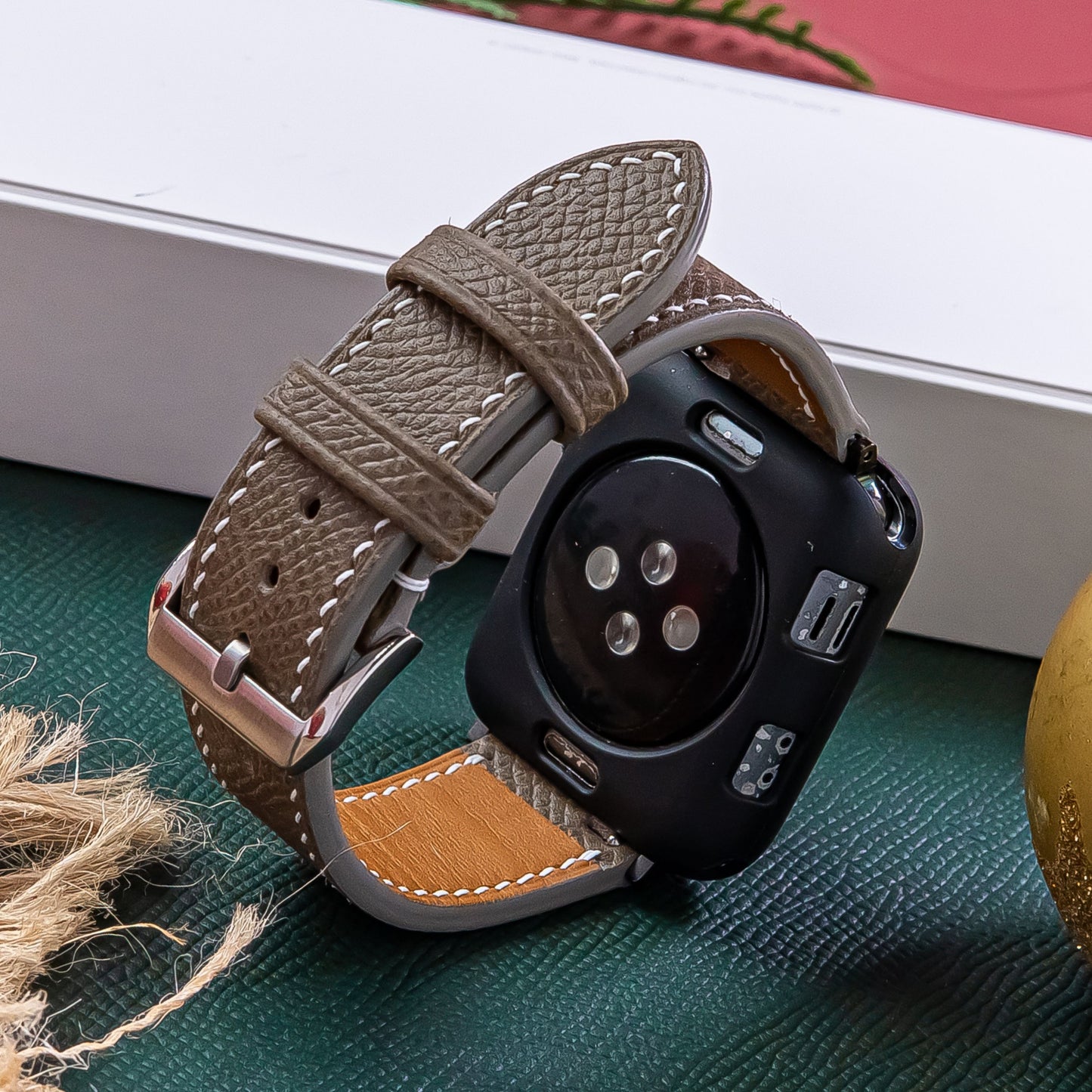 Epsom Leather Watch Strap: Handmade Custom Band