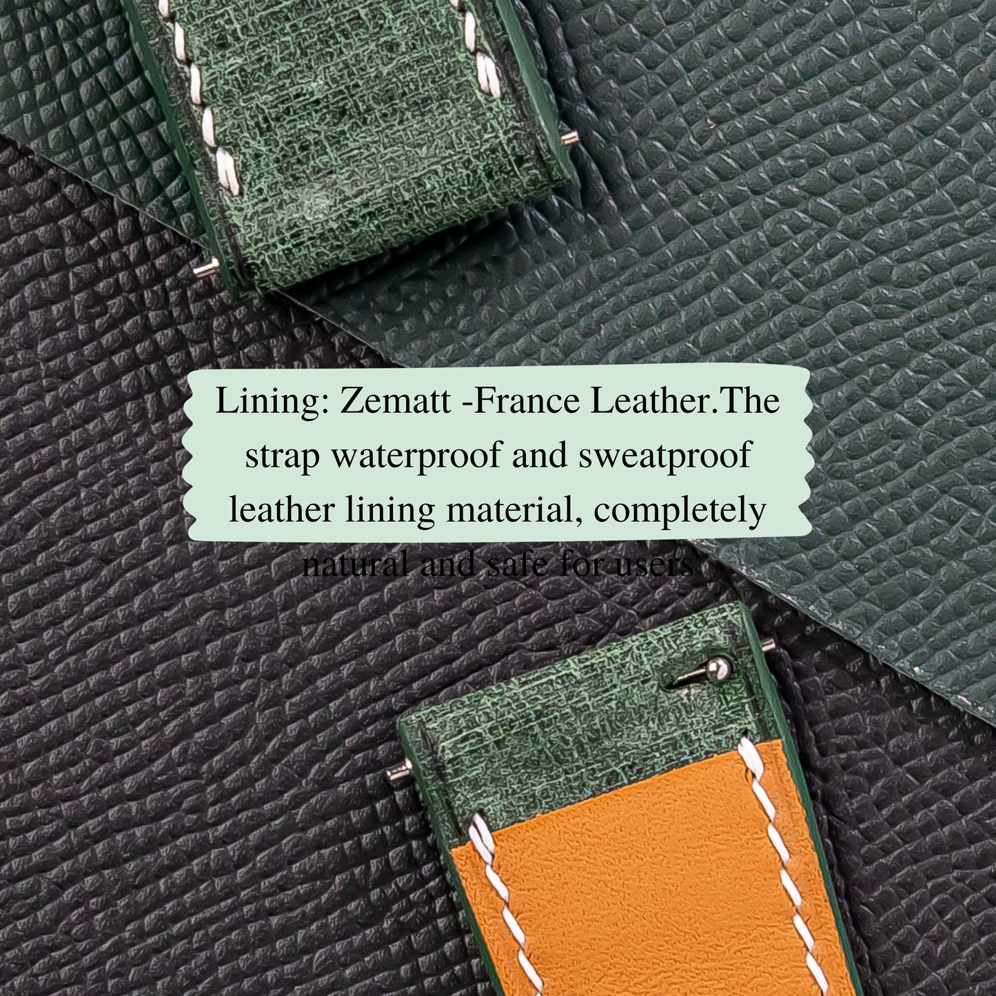 Babele Brown Leather Watch Strap: Italian Vegetable-Tanned Band
