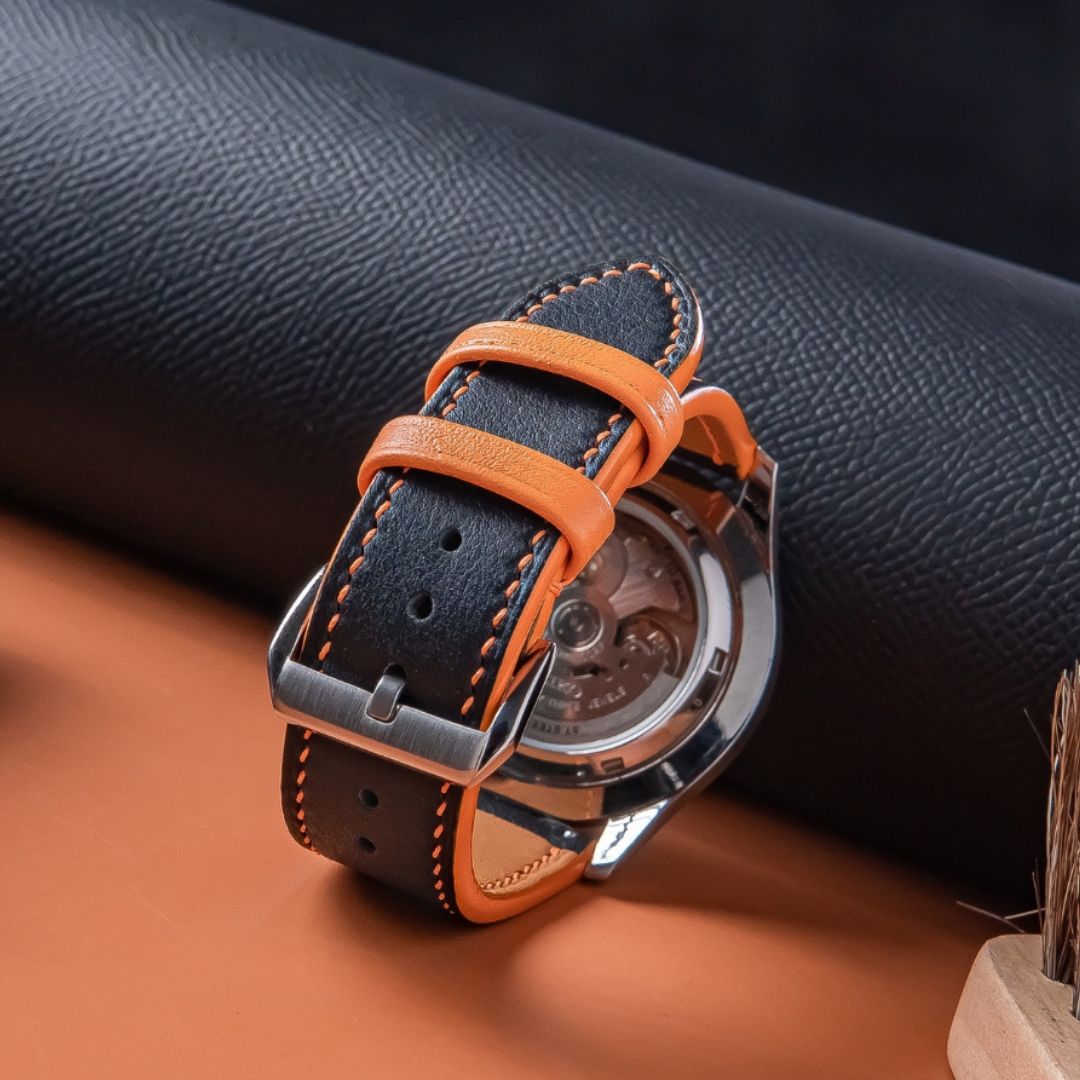 Handmade Leather watch strap : Swift Calfskin Strap