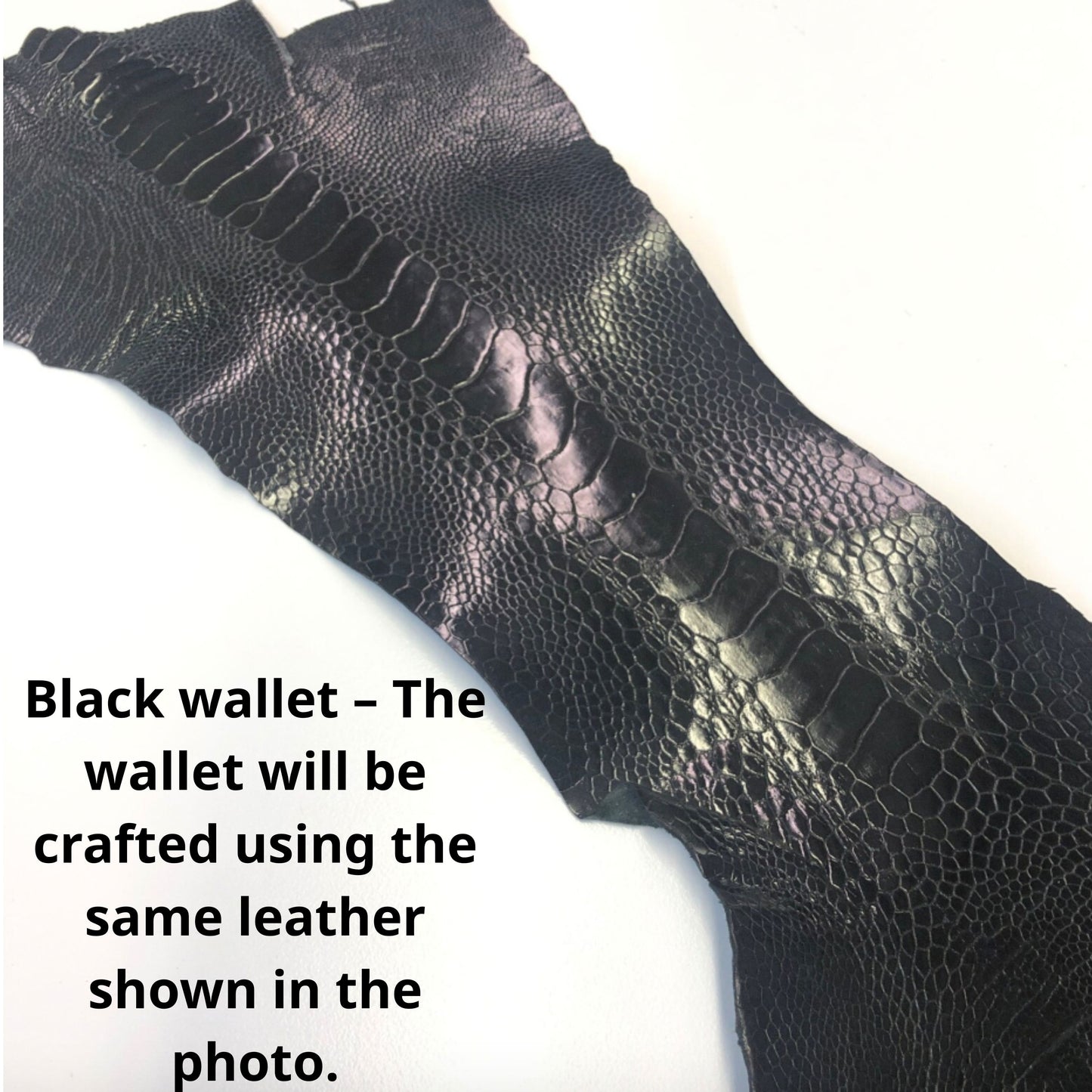 Handmade Ostrich Leather Bifold Card Wallet, Leather Wallet for Men, Billfold men wallet, Best Wallet for Men, Personalized mens wallet