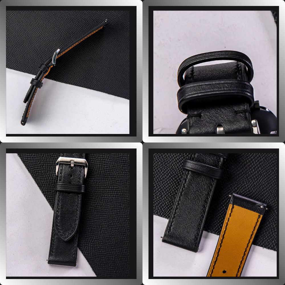 Handmade Leather watch strap : Swift Calfskin Strap