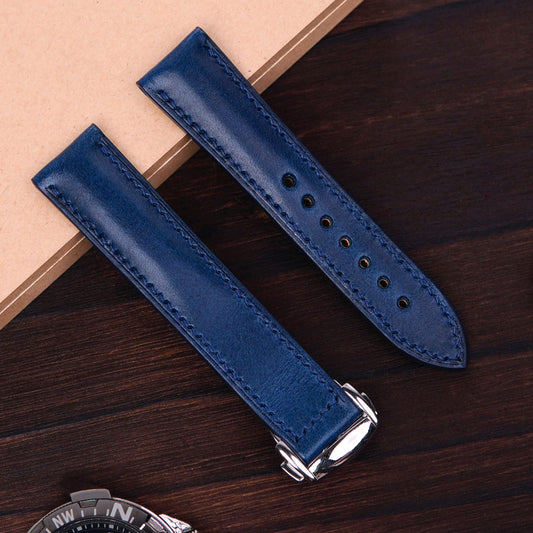 Handmade Buttero Leather Apple Watch Band: Veg Tan, Classic Style