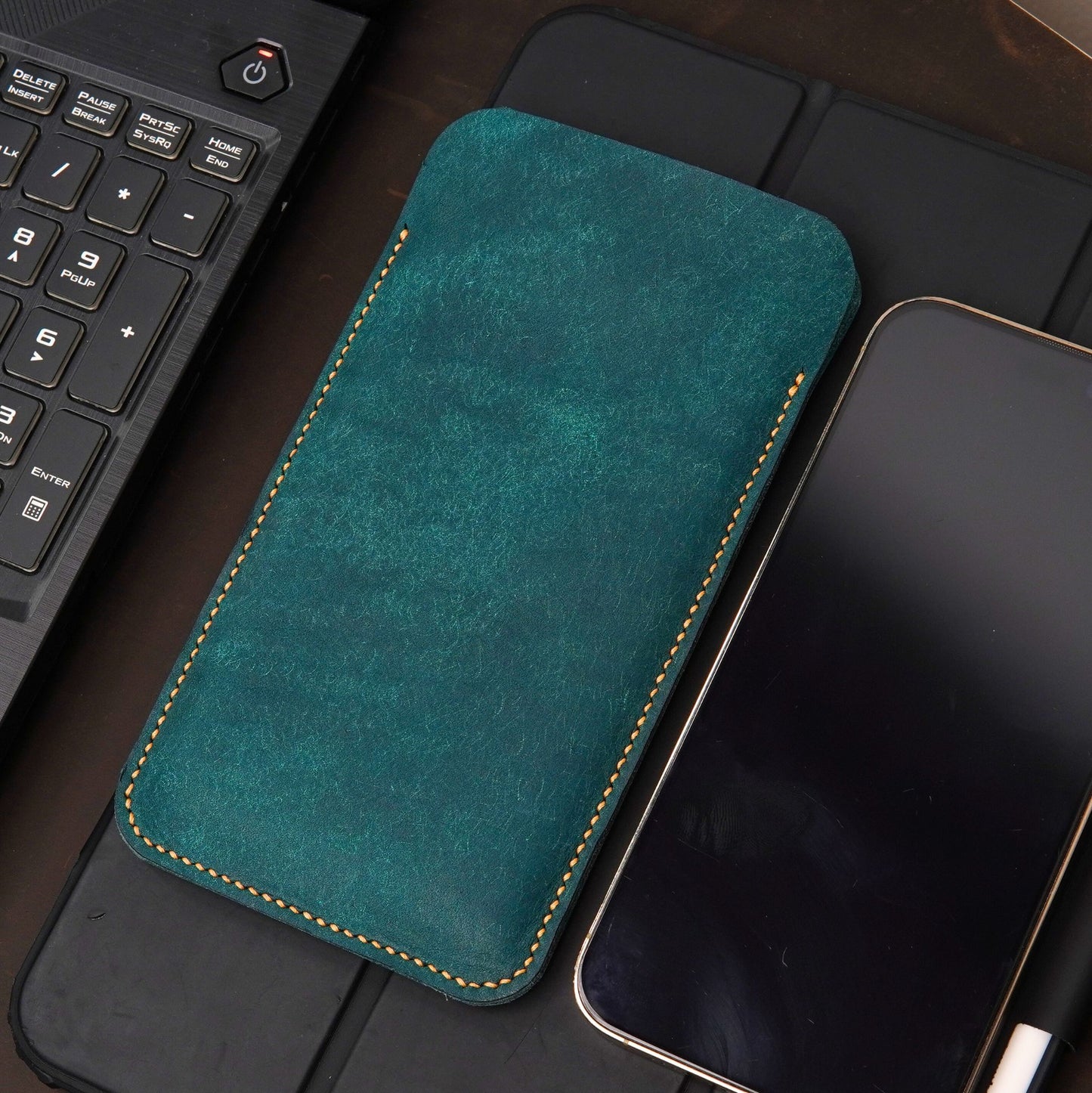 Leather iPhone case sleeve wallet/ iPhone 17 16 15 14 13 12 11 Pro Max sleeve / iPhone Air case sleeve wallet Pueblo