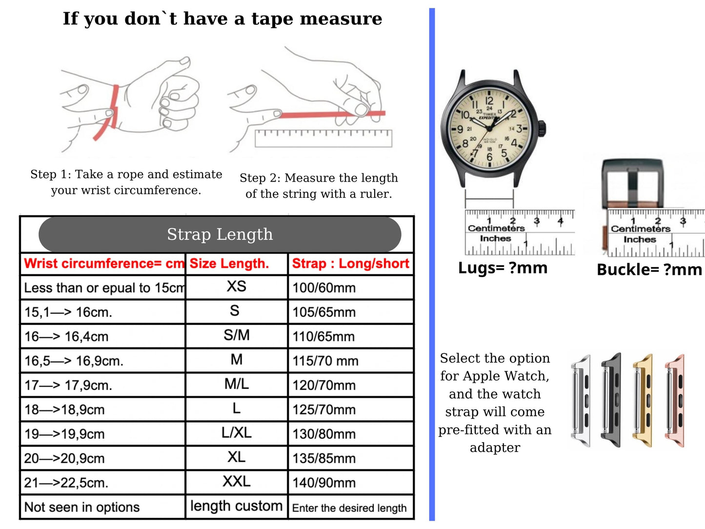 Leather Pueblo Watch Strap,Watch Band 18mm 19mm 20mm 21mm 22mm 23mm 24mm Gray Replacement Strap For Men's Watch