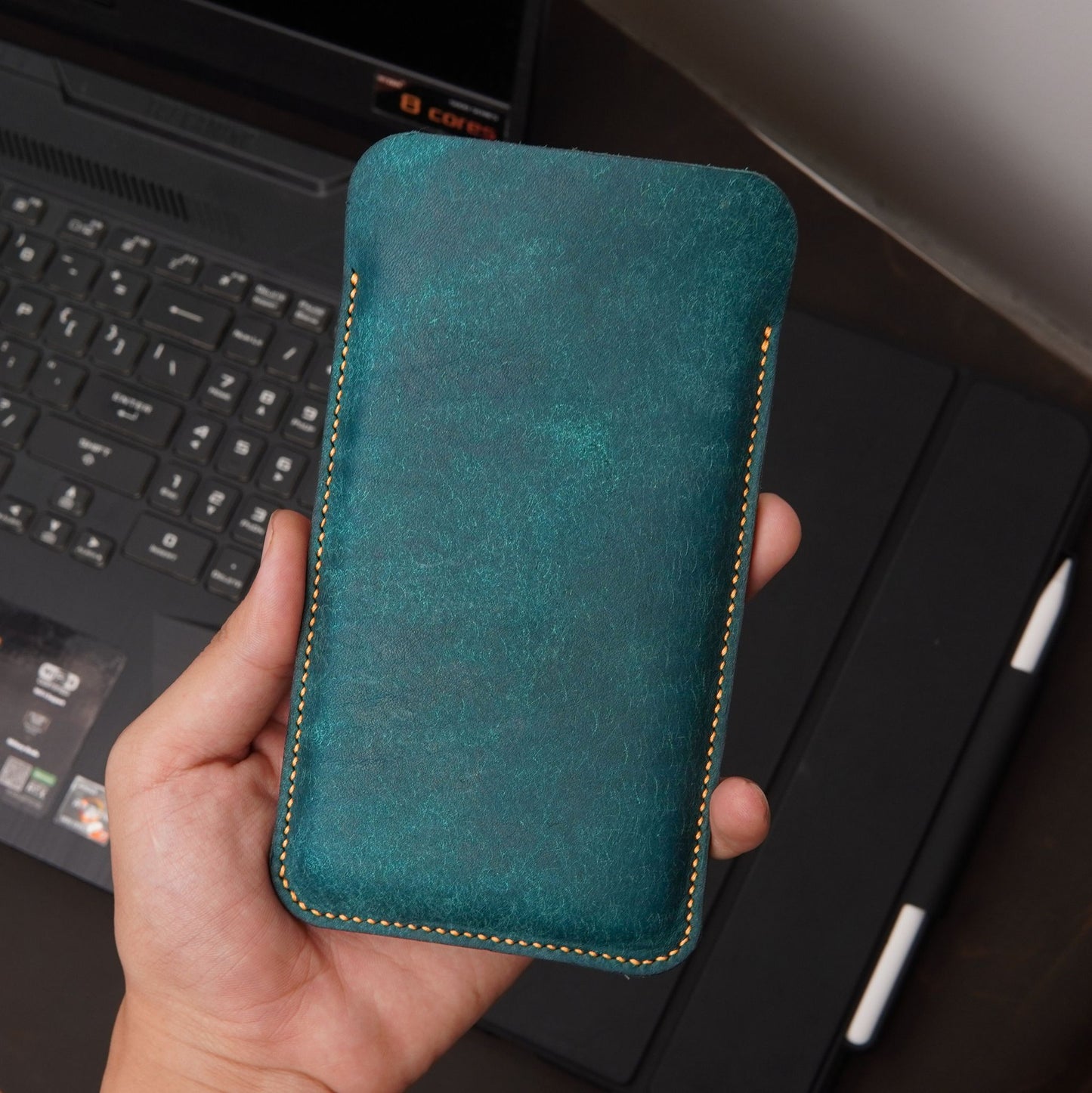 Leather iPhone case sleeve wallet/ iPhone 17 16 15 14 13 12 11 Pro Max sleeve / iPhone Air case sleeve wallet Pueblo