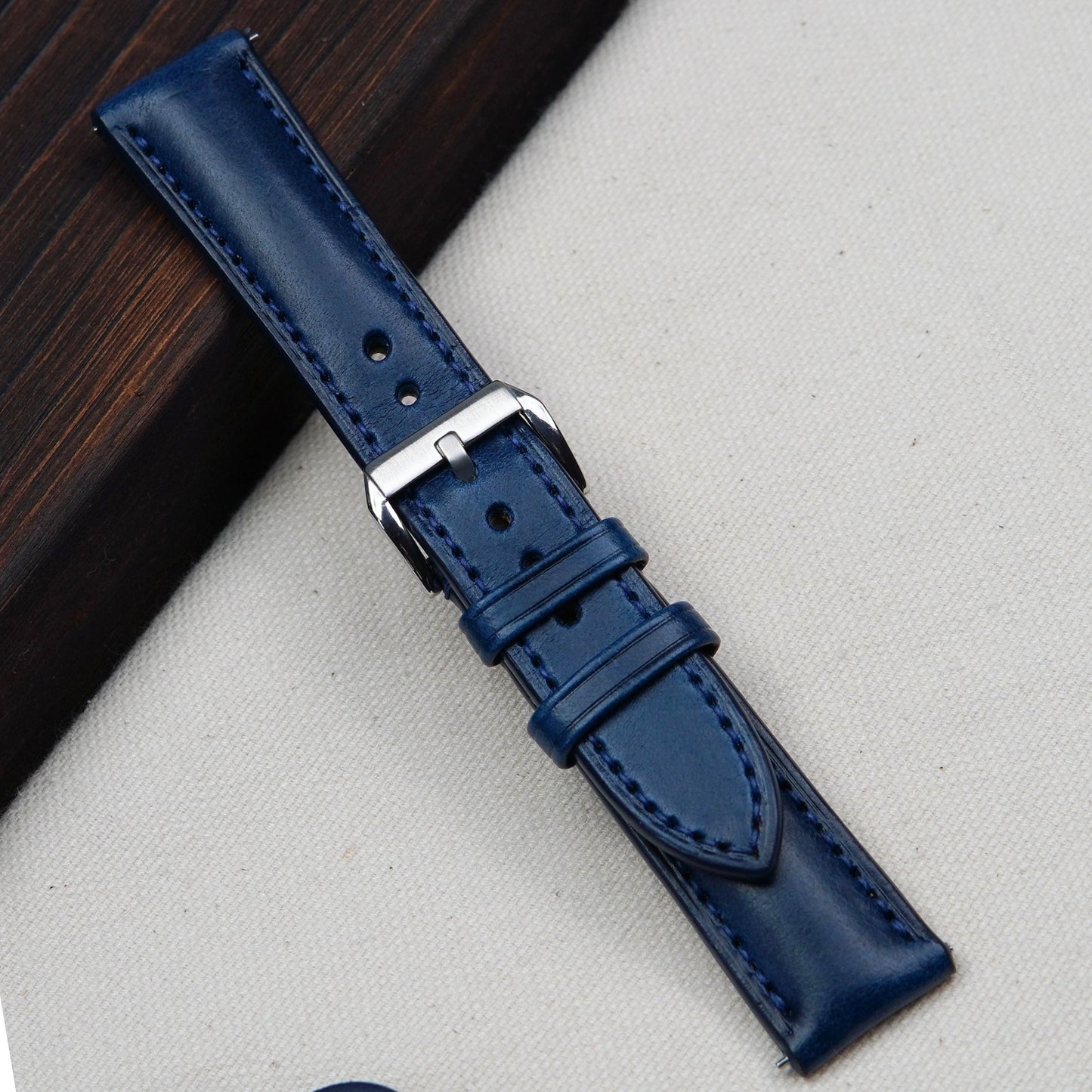 Handmade Buttero Leather Watch Strap:  Apple Watch Band