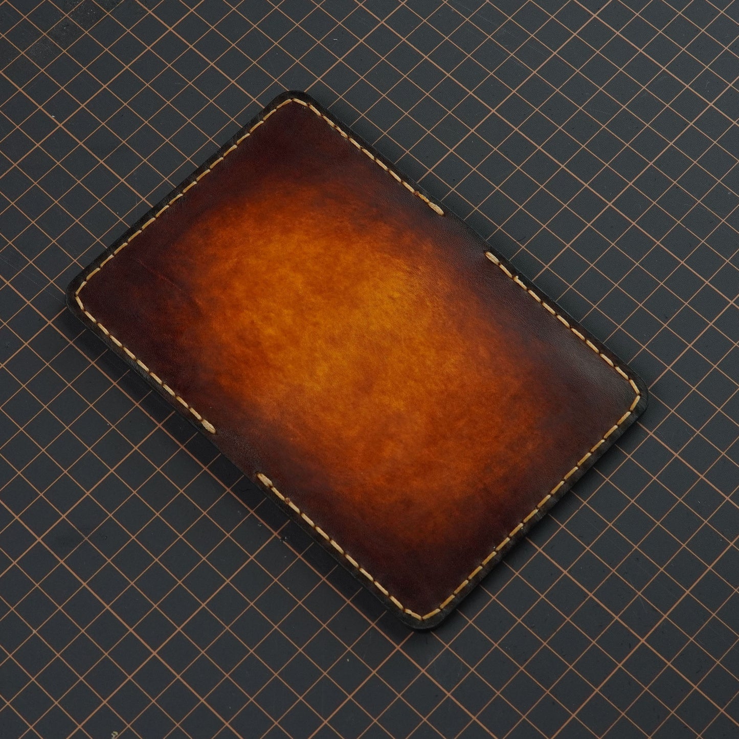 Genuine Italian Leather Slim Card Holder, Minimalist Design, Wallet Leather V23