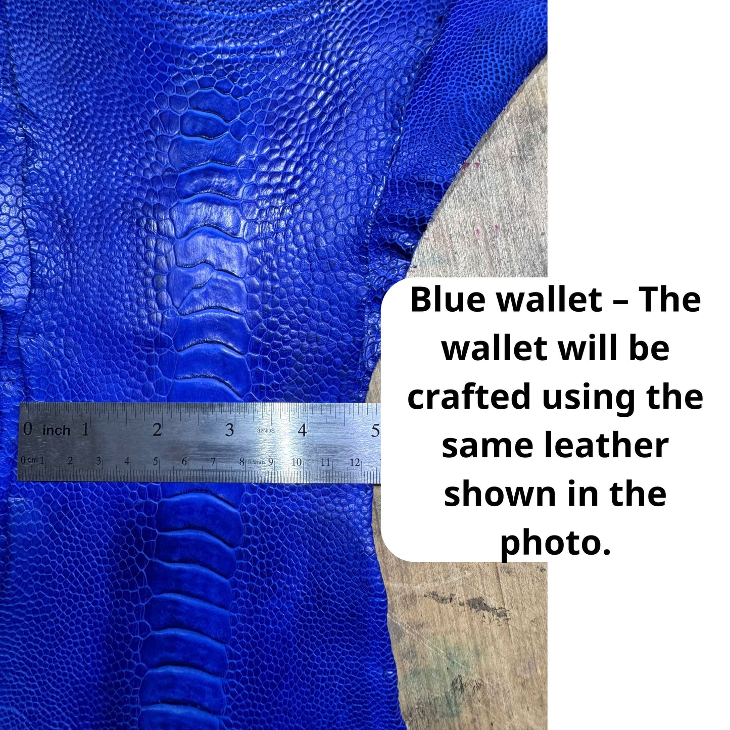 Handmade Ostrich Leather Bifold Card Wallet, Leather Wallet for Men, Billfold men wallet, Best Wallet for Men, Personalized mens wallet